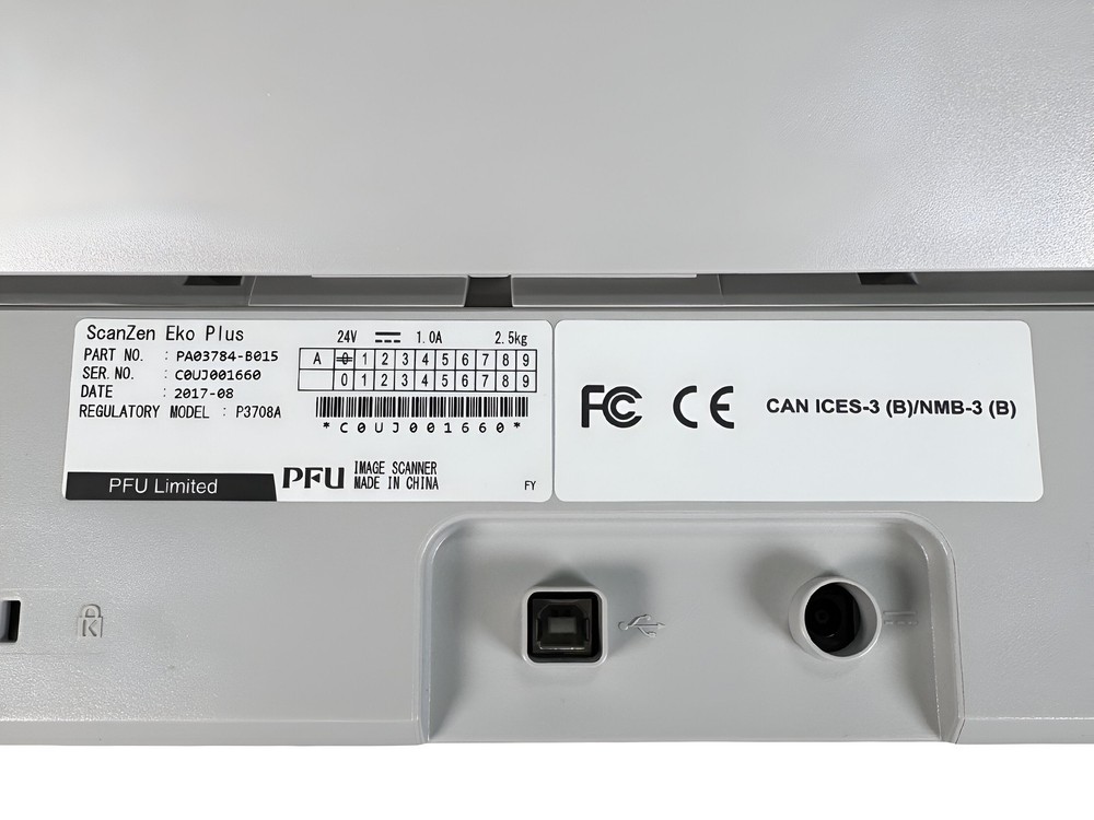 Fujitsu ScanZen Eko Plus Duplex Pass-Through Document Scanner w/Adapter GRADE A!