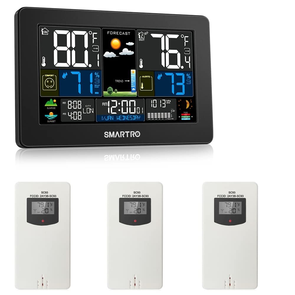 SMARTRO SC93 Weather Station and 2 Extra Sensors Bundle