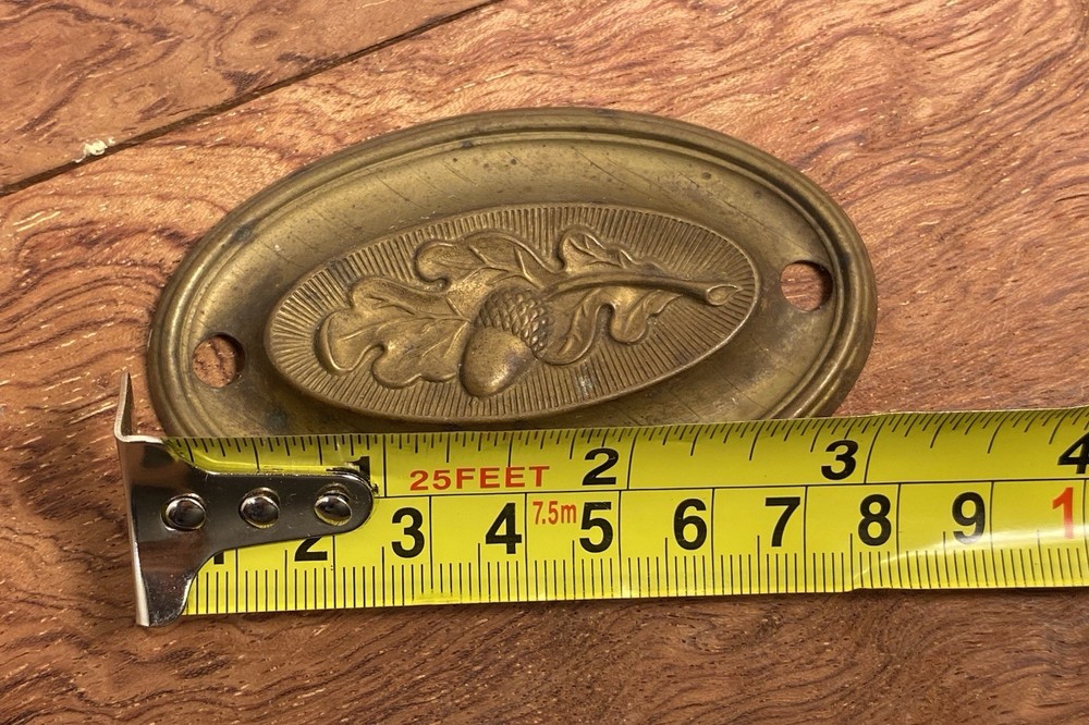 Antique Brass Drawer Pull ,Hepplewhite style,part only#AC