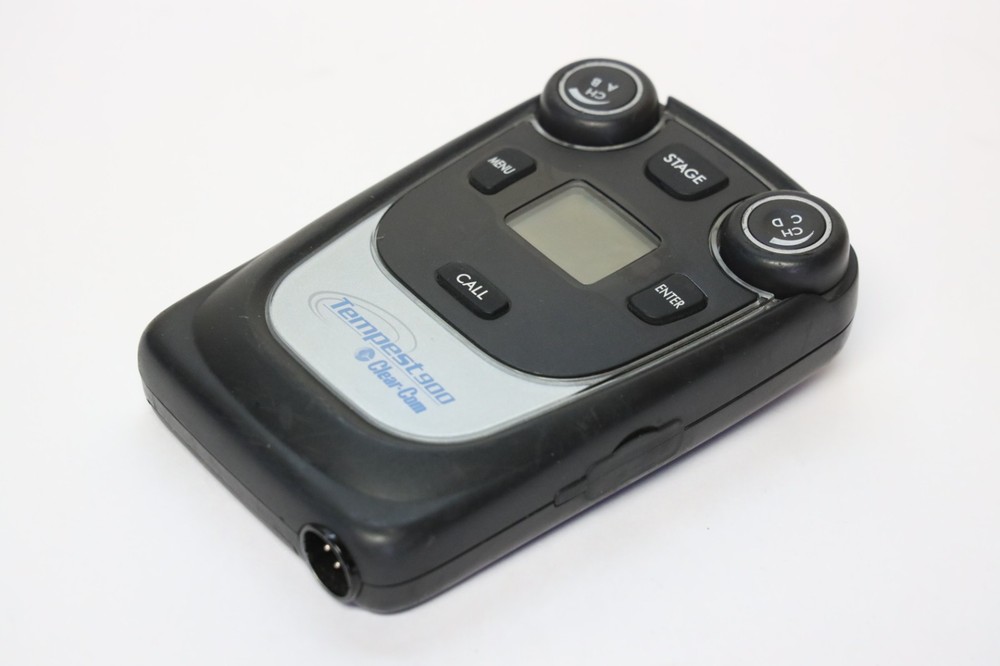 Clear-Com Tempest 900 MHz 4-Channel Wireless Intercom Beltpack