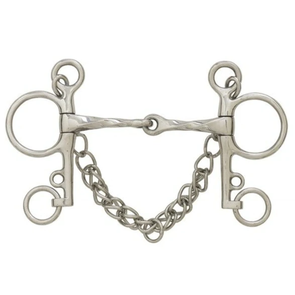 Jointed Slow Twist Tom Thumb Pelham Bit