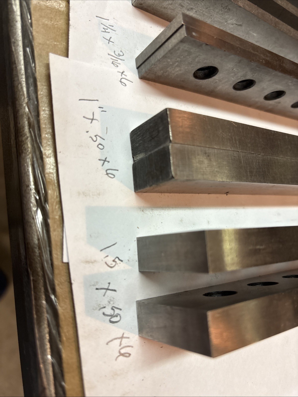 Vintage Set Of Mixed Toolmaker Parallels