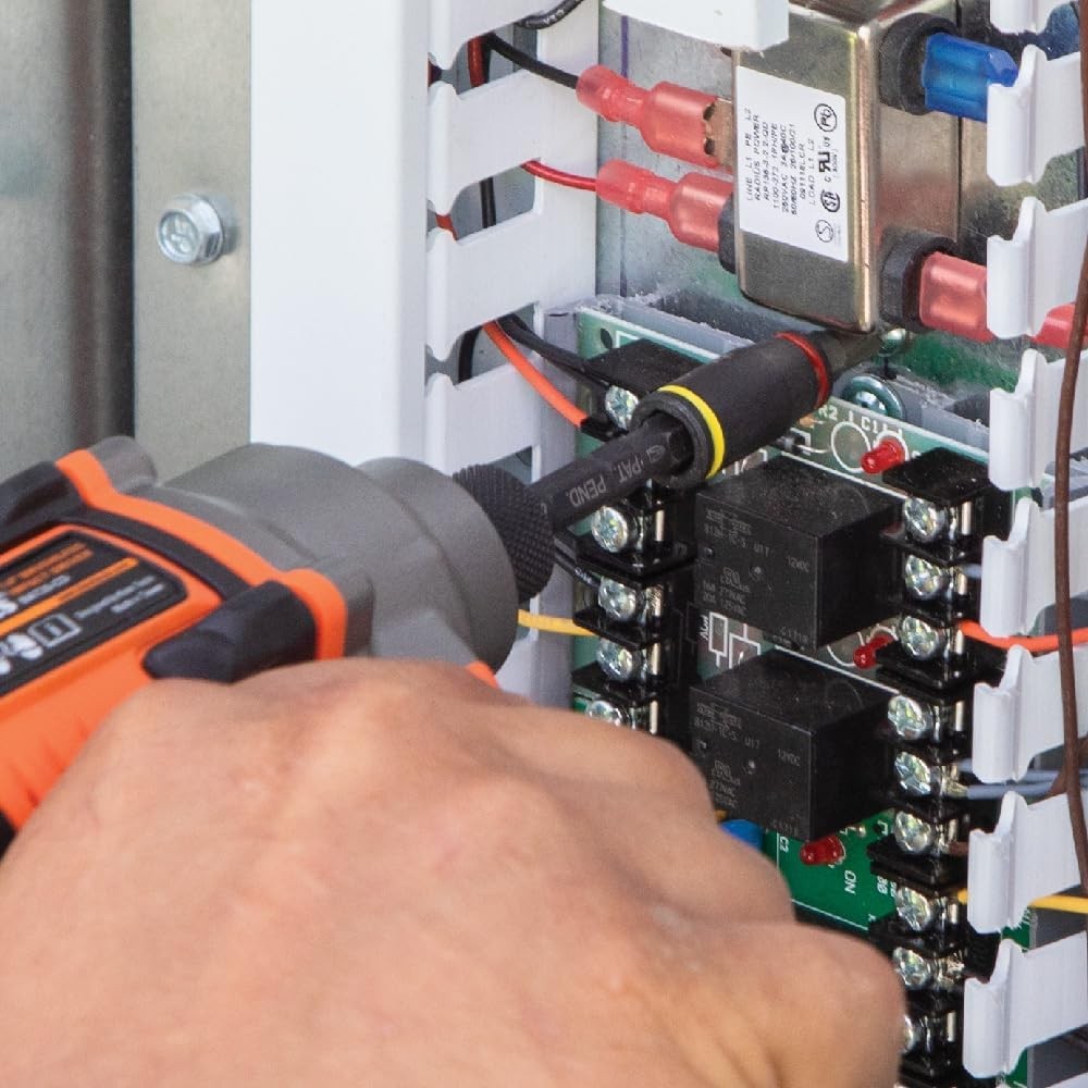 Klein Tools 32766 Impact Driver, 3-in-1 SAE Socket and Bit Silver