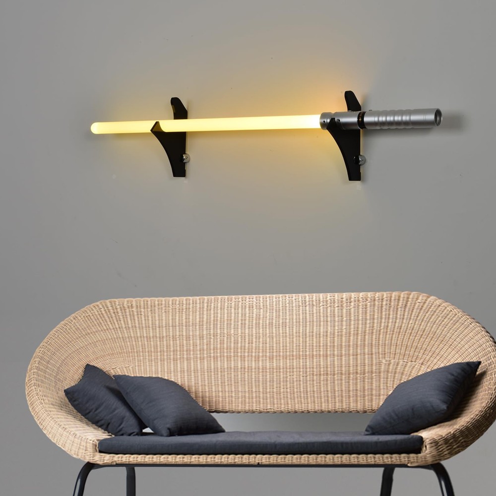 Lightsaber Rack - Black Plexiglass Lightsaber Holder