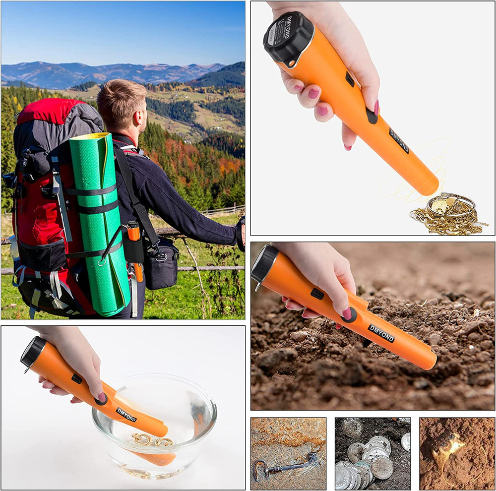Dmyond Metal Detector Pinpointer - Professional Waterproof Handheld Pin Pointer