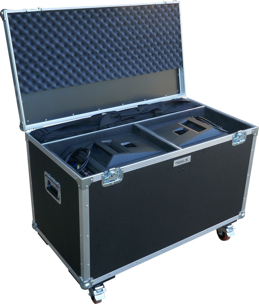 Electro-Voice EV Evolve 50 Column PA System Swan Flight Case Holds 2 (Hex)