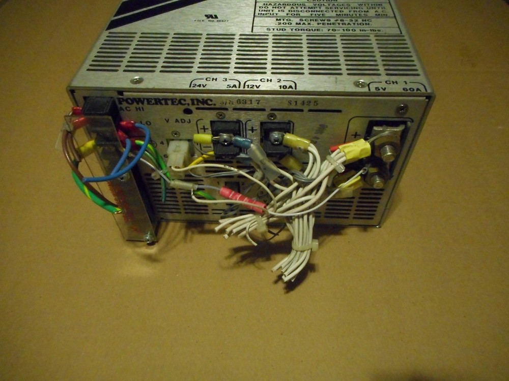 Powertec DC Power Supply 6JA5-BD-27-S1425 Multimod switcher