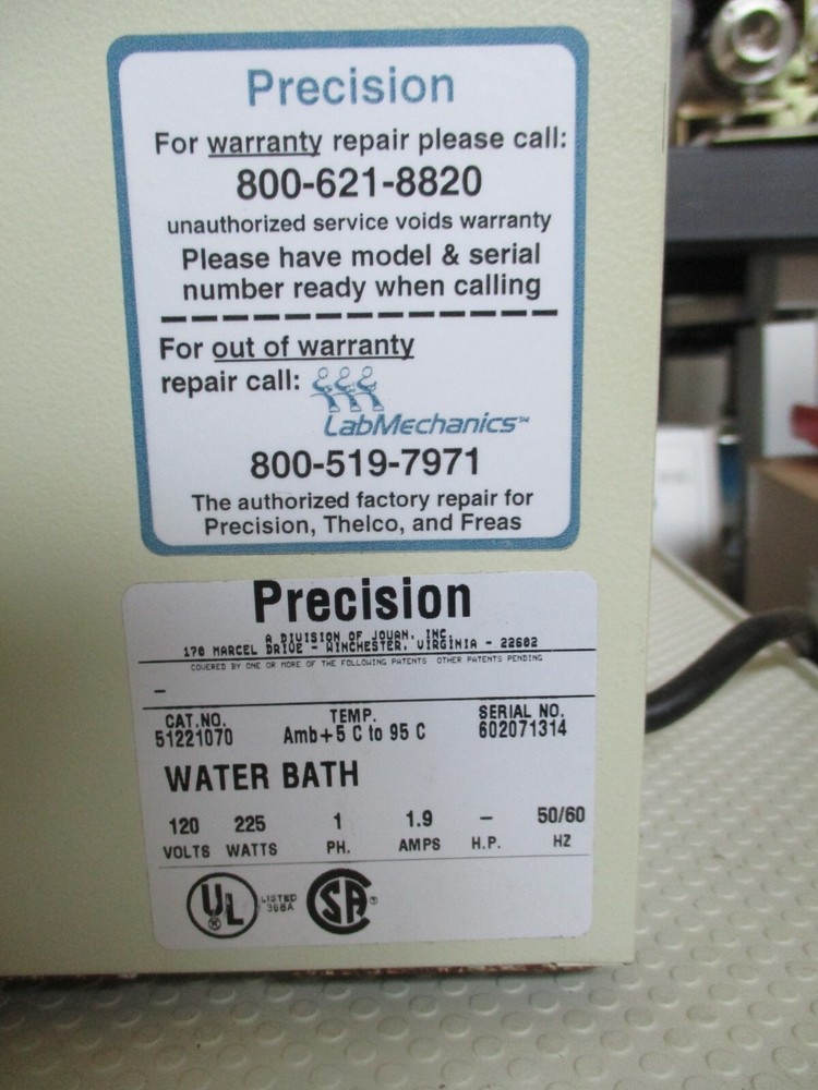 PRECISION 180 SERIES WATER BATH