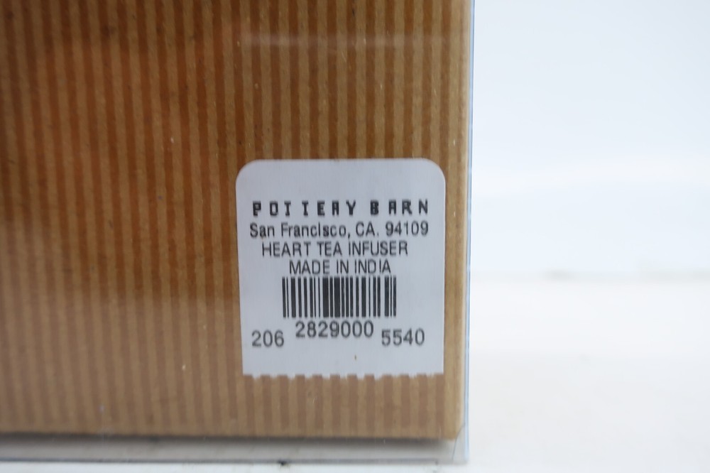 Pottery Barn Tabletop Heart Tea Infuser
