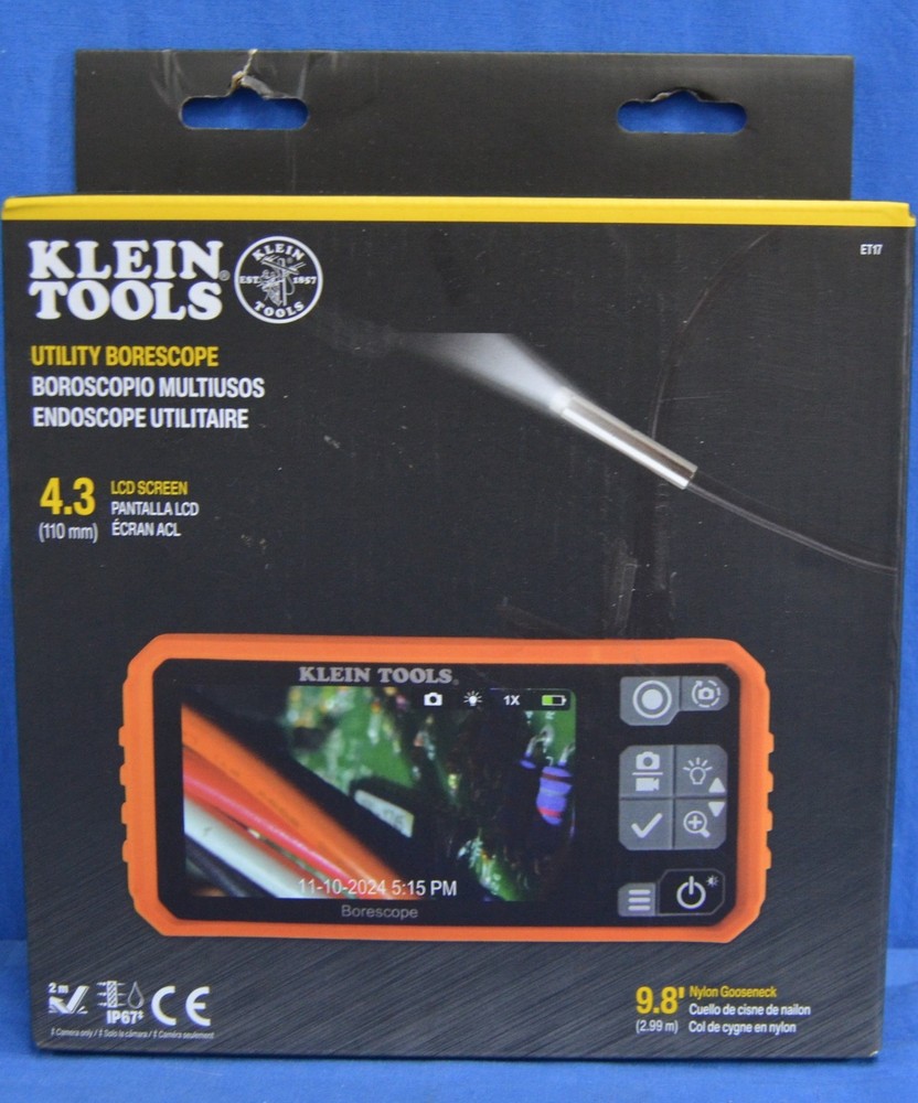 Klein ET17 Utility Borescope Inspection Camera