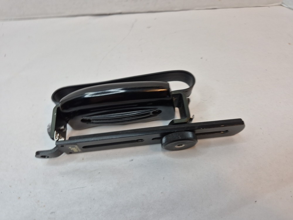Vtg Folding L Shaped Camera Flash Bracket w/ Handle Strap Cold Shoe For SLR