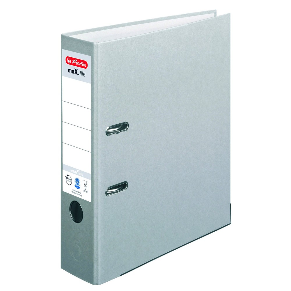 Ordner A4 maX. File Nature Plus 8 cm Grey