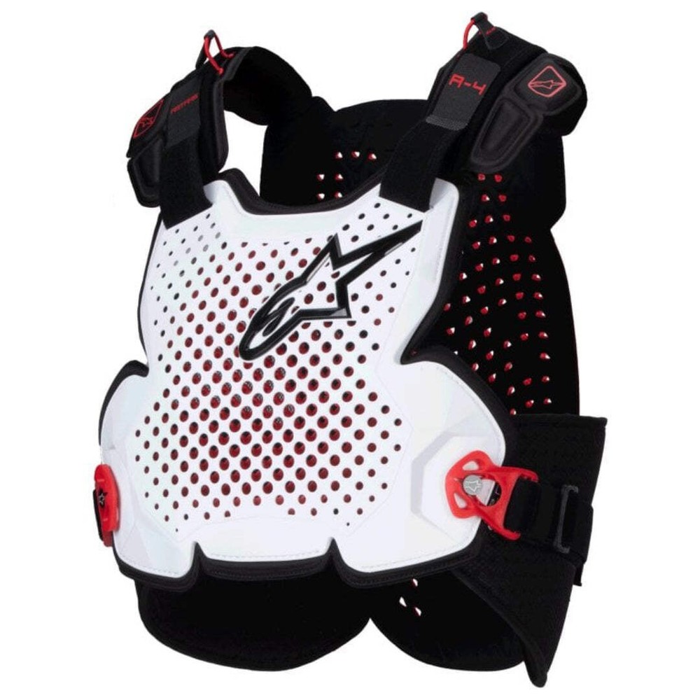Alpinestars A-4 Plasma Chest Protector Black/Red/White