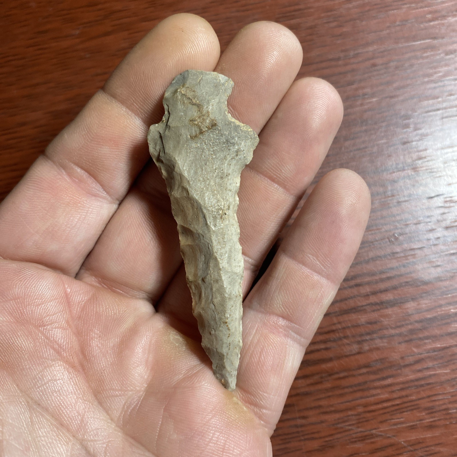 MLC s8239 2 3/4” Drill Arrowhead Wisconsin Artifact