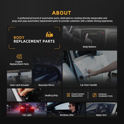 Power Window Master Switch Control Lifter Bottons for Dodge Challenger