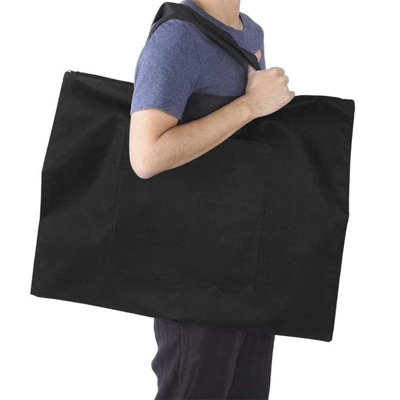 Large Canvas Tote Bag 20x26 Inch Art Portfolio Heavy Duty Foldable Bag