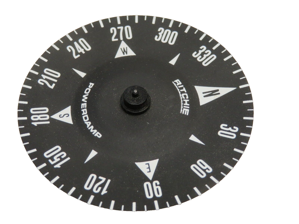 Ritchie Brand Powerdamp 2 3/8 Inch Marine Compass Dial Face