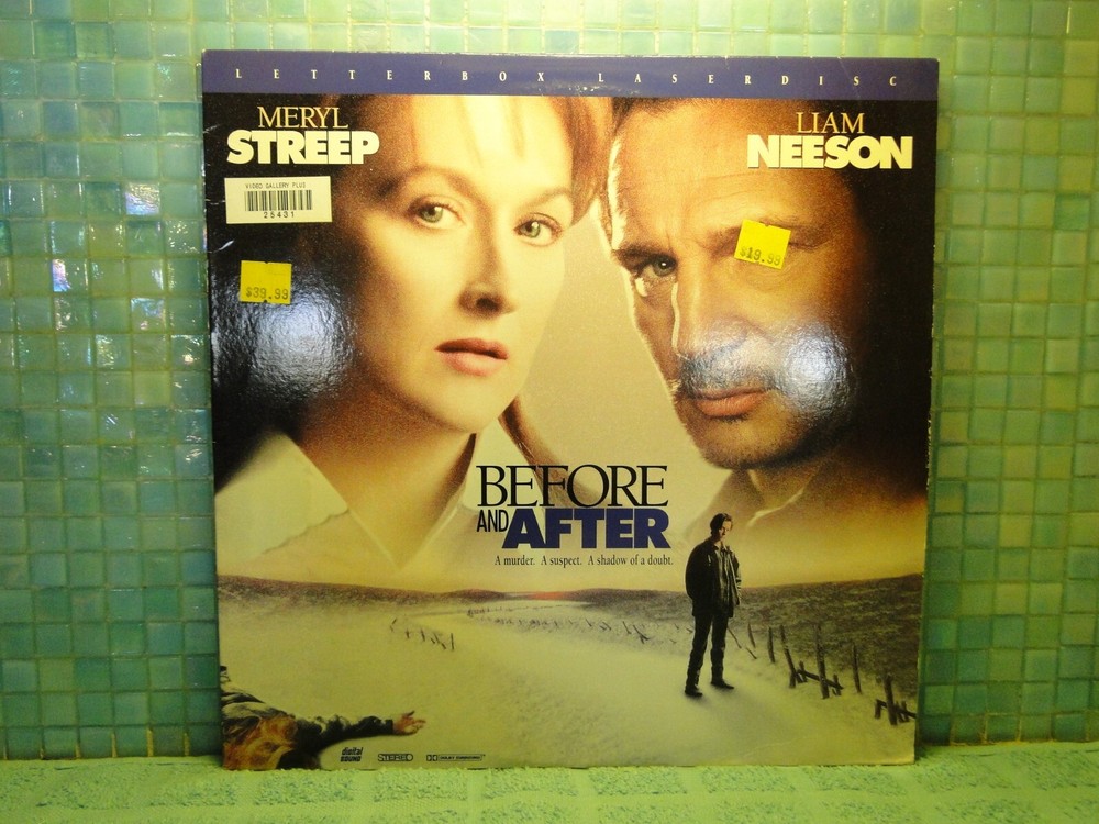 Before And After Meryl Streep Laserdisc -EXTRA LDs SHIP FREE
