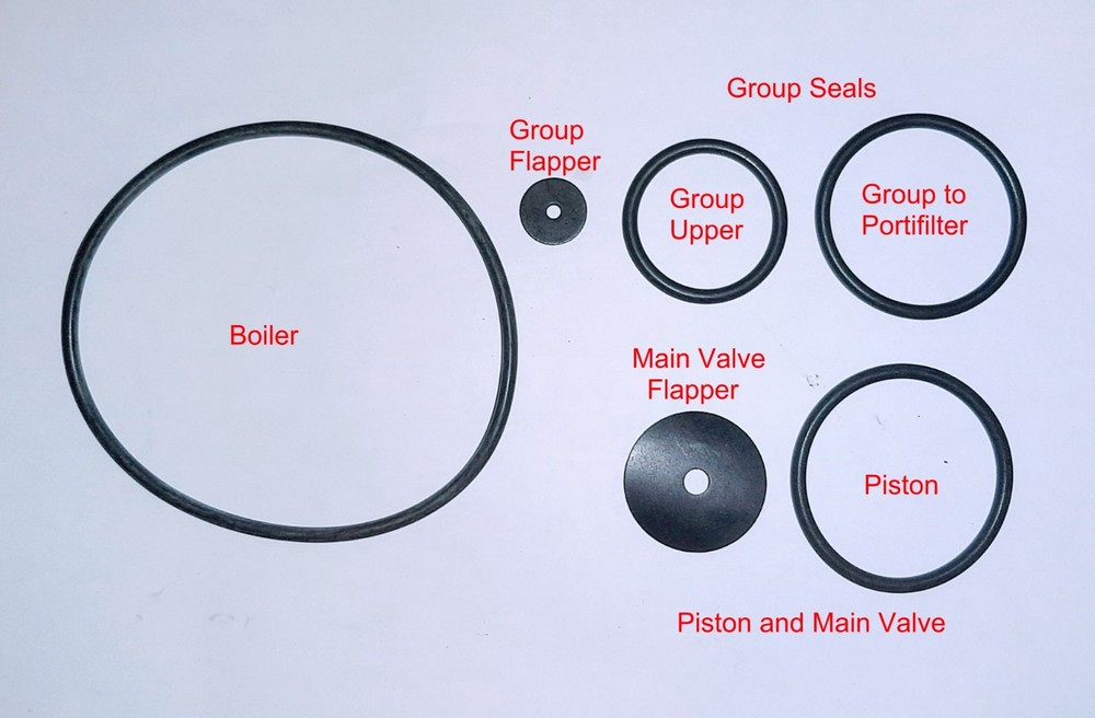 FE-AR La Peppina gasket kit with or without filter screws