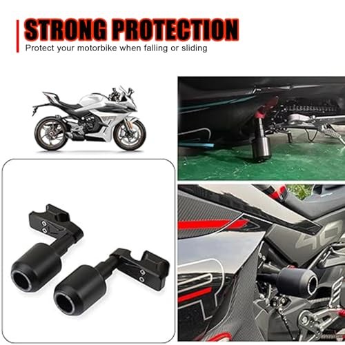 NO Cut Black Frame Sliders Crash Protector Crash Pad Falling Protection