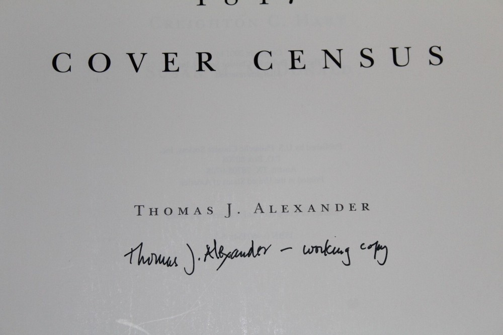 Untied States 1847 Issue Cover Census Alexander SIGNED WORKING BlueLakeStamps