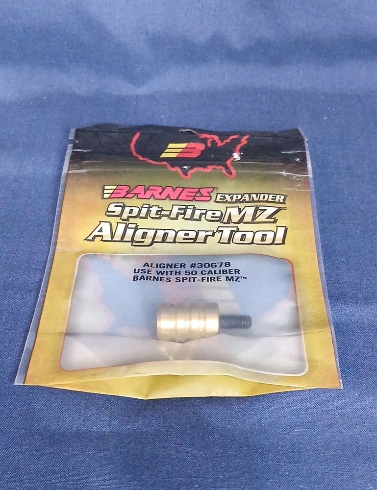 Barnes Muzzleloader Alignment Tool .54 Cal Brass 0.75" Long 30708. NOS