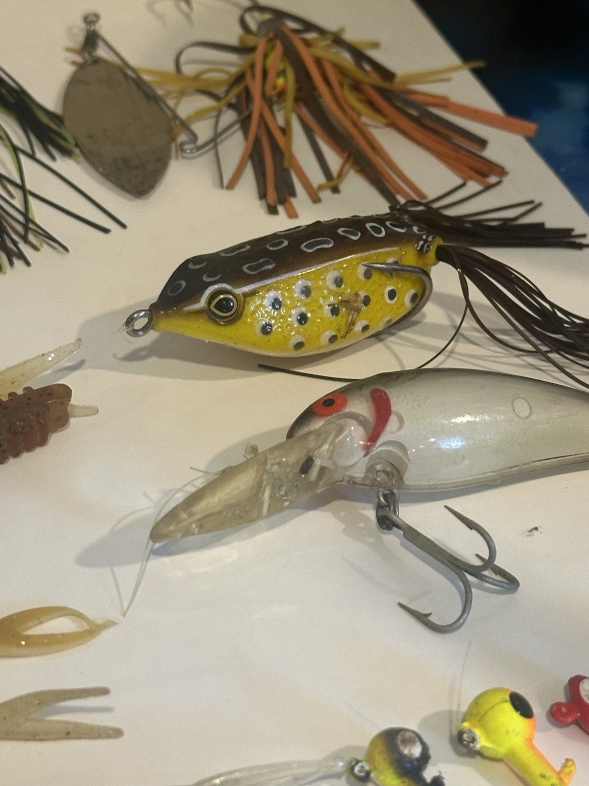 Fishing Lures, Tackle Box And Accessories Lot