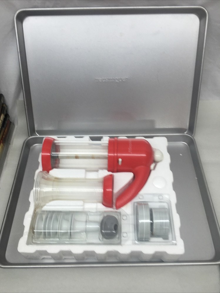 Prepology Battery Opperated Cookie Gun Cookie & Decorating Attachments w/ Sheets