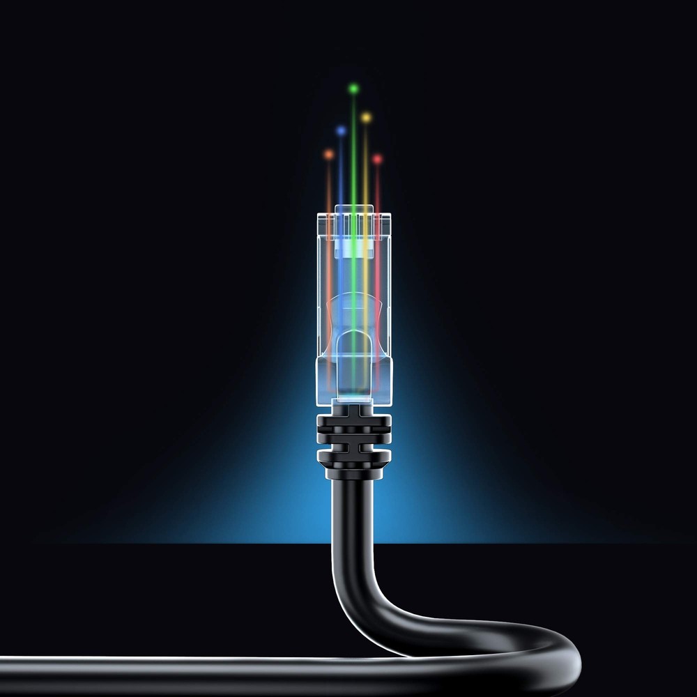 Maximm Cat 6 Ethernet Cable 25 ft 2-Pack - High-Speed LAN Cable Internet Cabl...