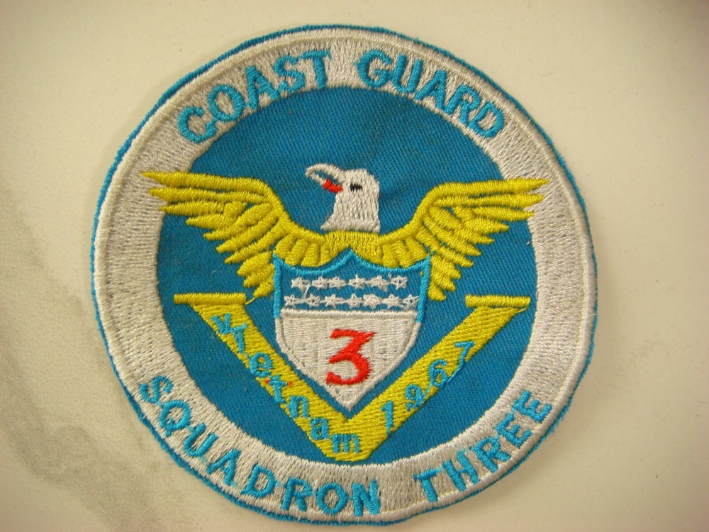 US COAST GUARD SQUADRON 3, VIETNAM WAR PATCH