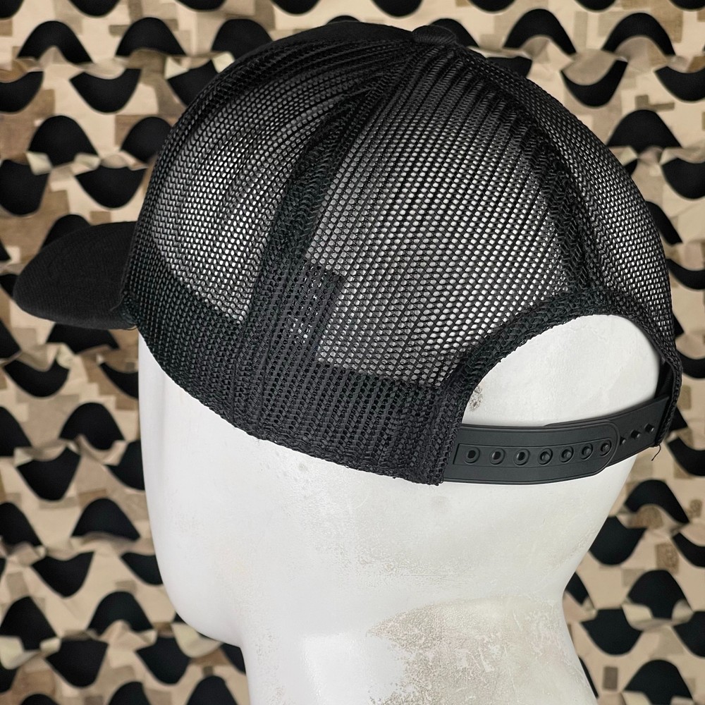 NEW Dye Trucker Snap Back Hat - Black/White