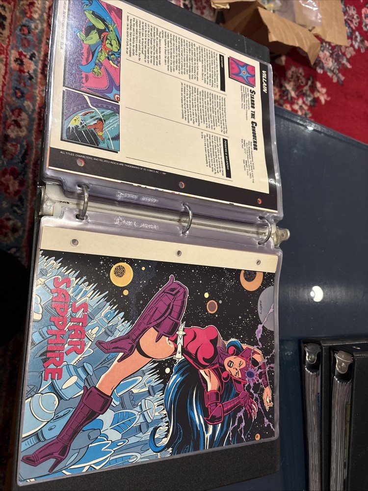 Comic Book Bio Binder