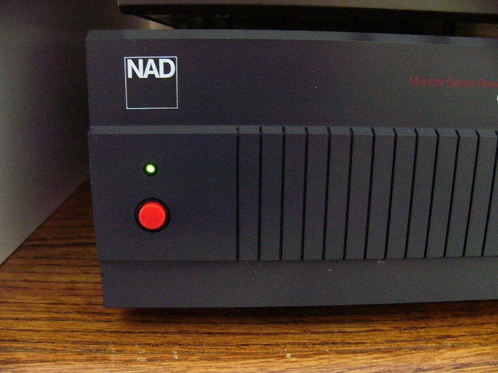 NAD Classic Amplifier RED Power Push Button On/Off