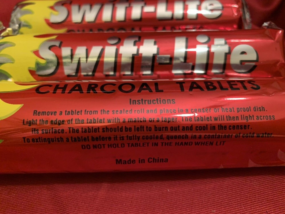 Swift-Lite Charcoal tablets 80/33mm 57701P