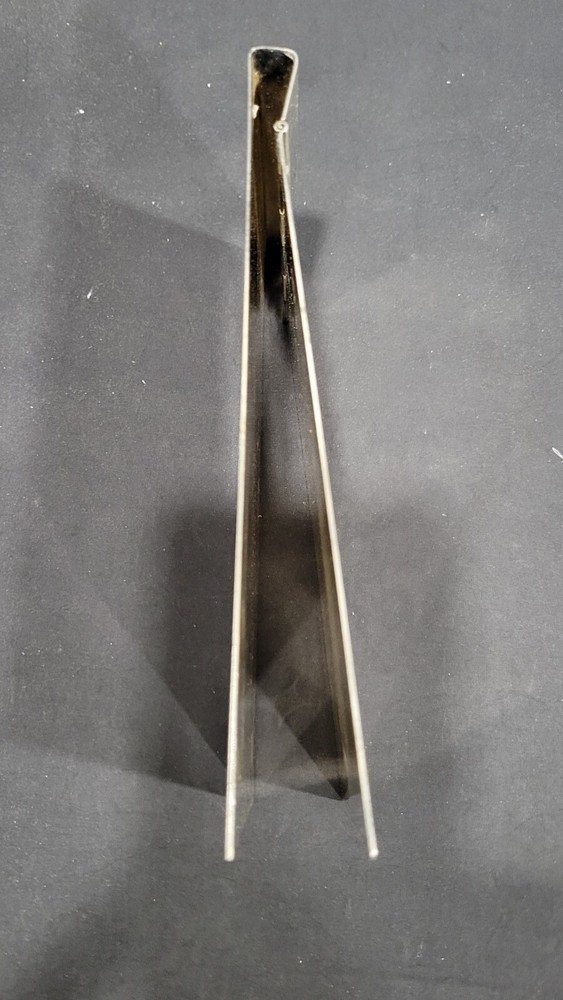 Danish Silverplate Notepad Holder w/ St. MAARTEN Map