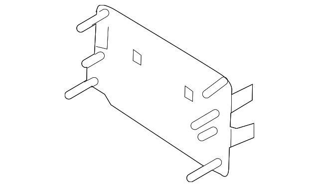 Genuine Nissan Engine Control Module (ECM) Bracket 23714-6CA2A