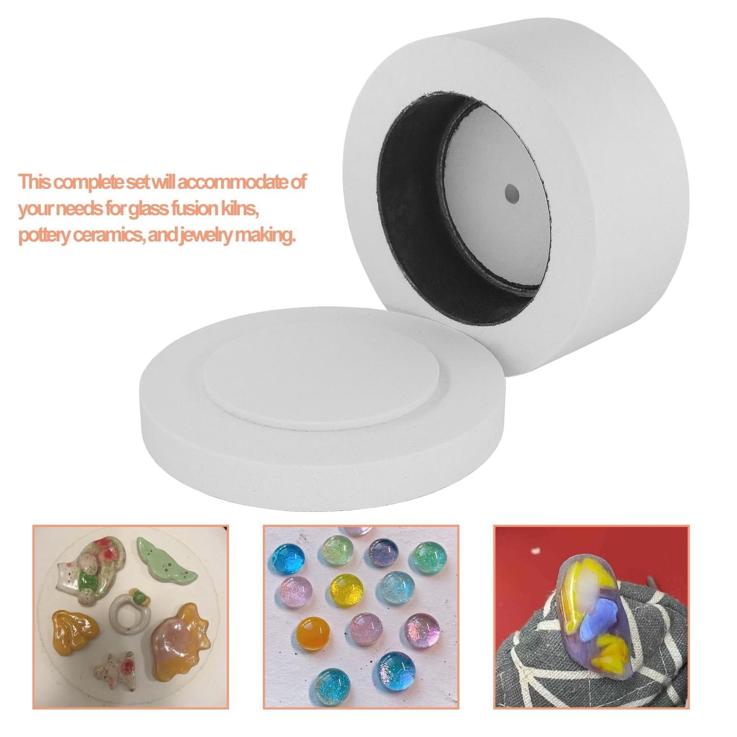 Professional Large Microwave Kiln for Glass Fusing with 50 Sheets White