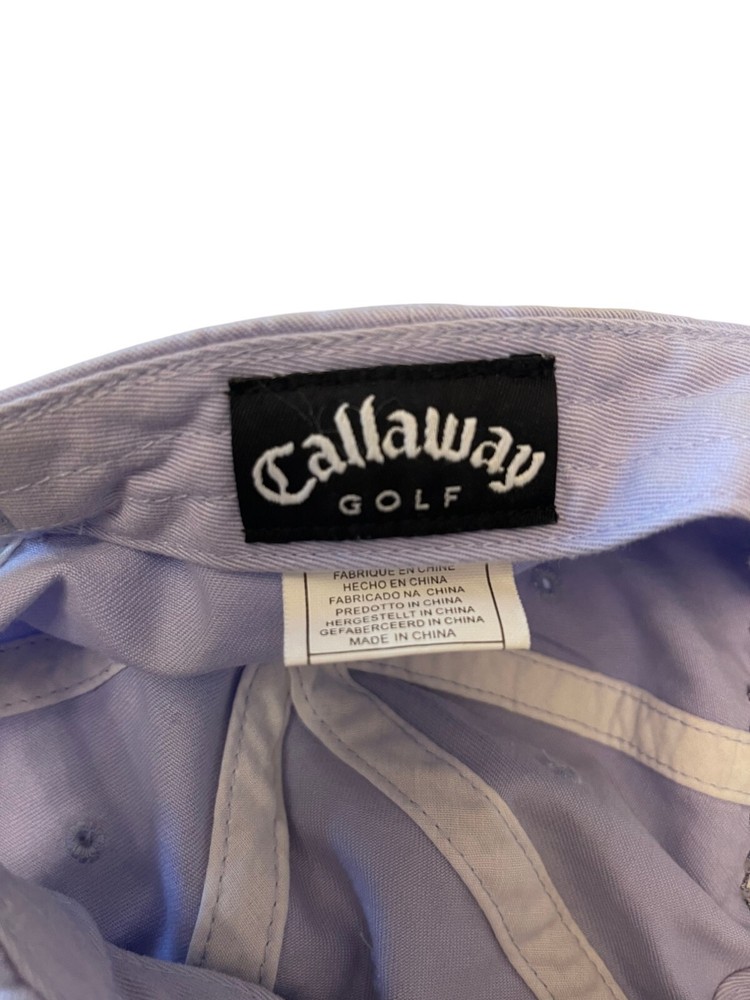 CALLAWAY Lavender ONE-SIZE Adjustable Strapback GOLF HAT Unisex
