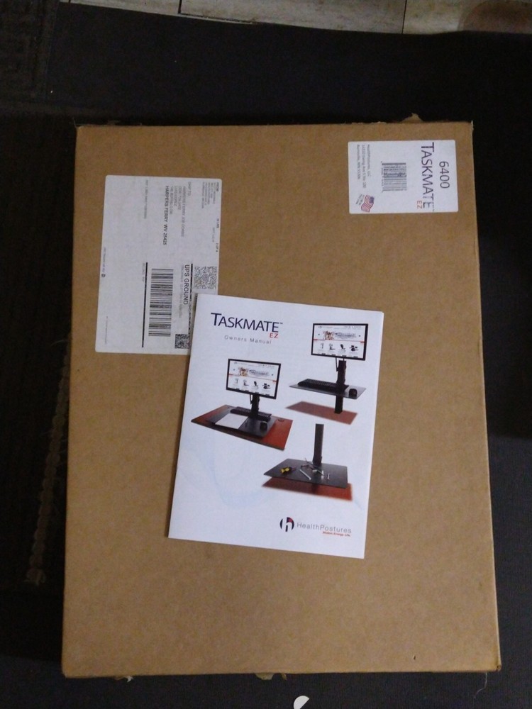 TaskMate EZ 6400 Sit-Stand Workstation Steel Frame Mountable Adjustable Tilt