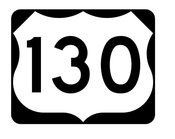 US Route 130 Sticker Decal