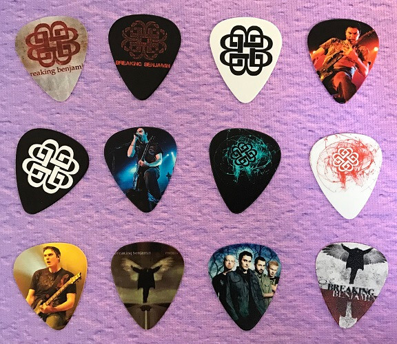 BREAKING BENJAMIN Guitar Picks Set of 12
