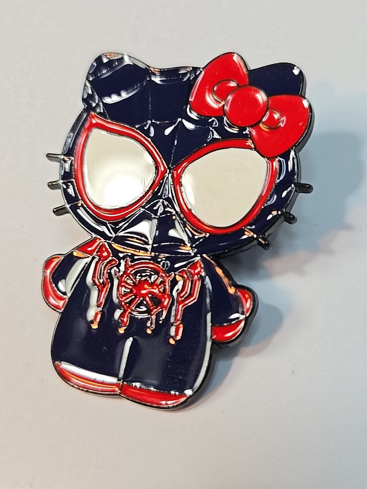 Hello Kitty Spiderman Lapel Pin
