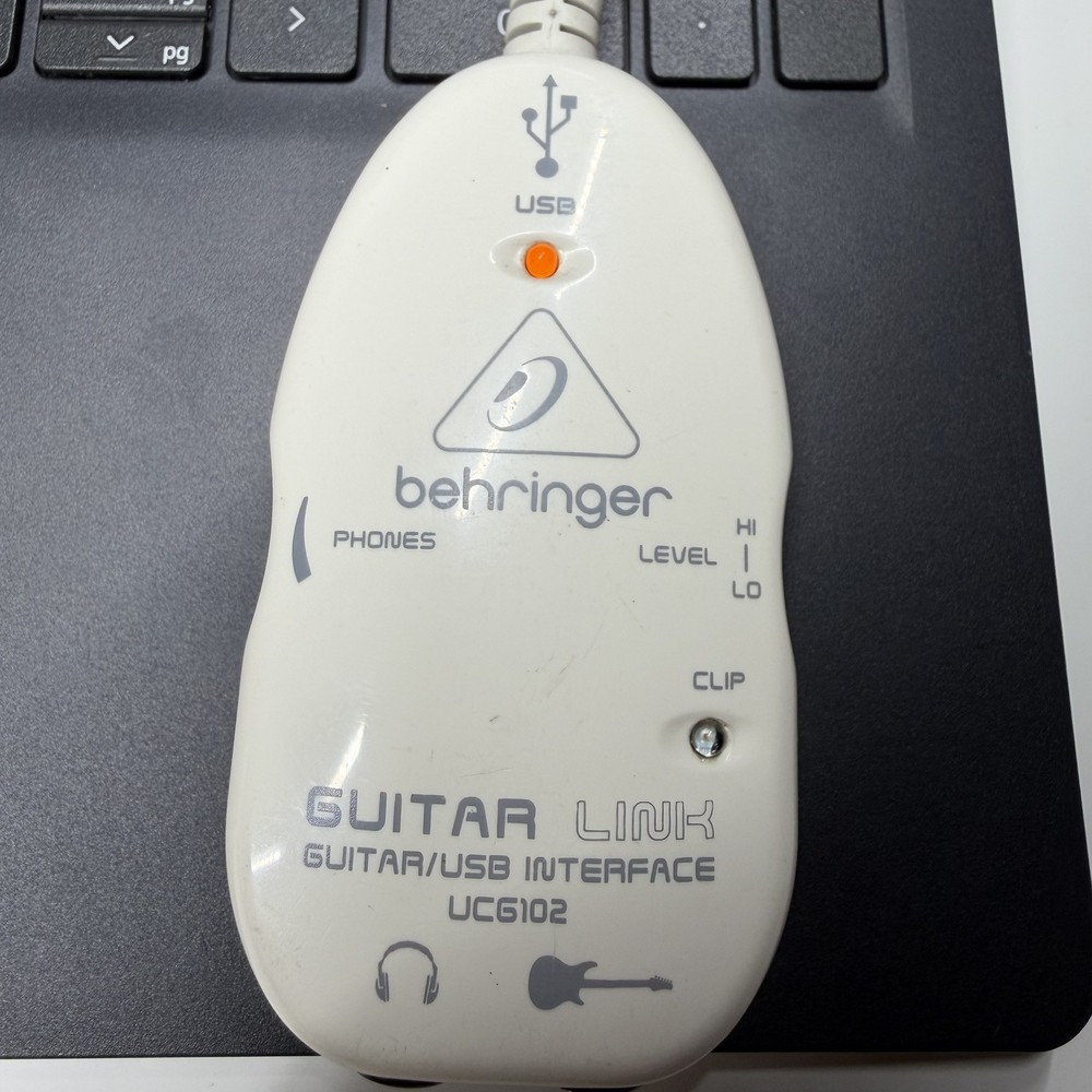 Behringer Guitar Link UCG102 USB Guitar To USB Interface With Box
