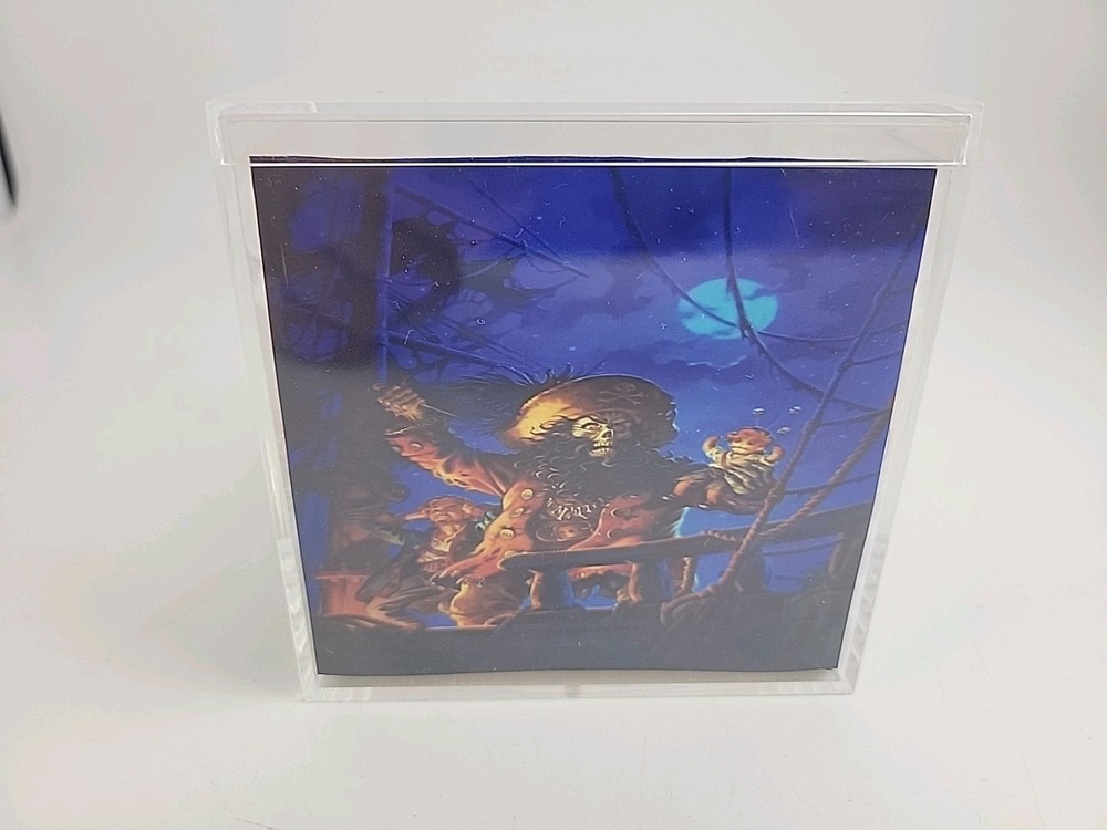 Monkey Island 2 Retro PC 3D Cube Handmade Diorama Video Game Shadowbox