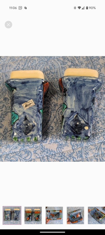 Original Hand Painted Talavera Bathroom Set