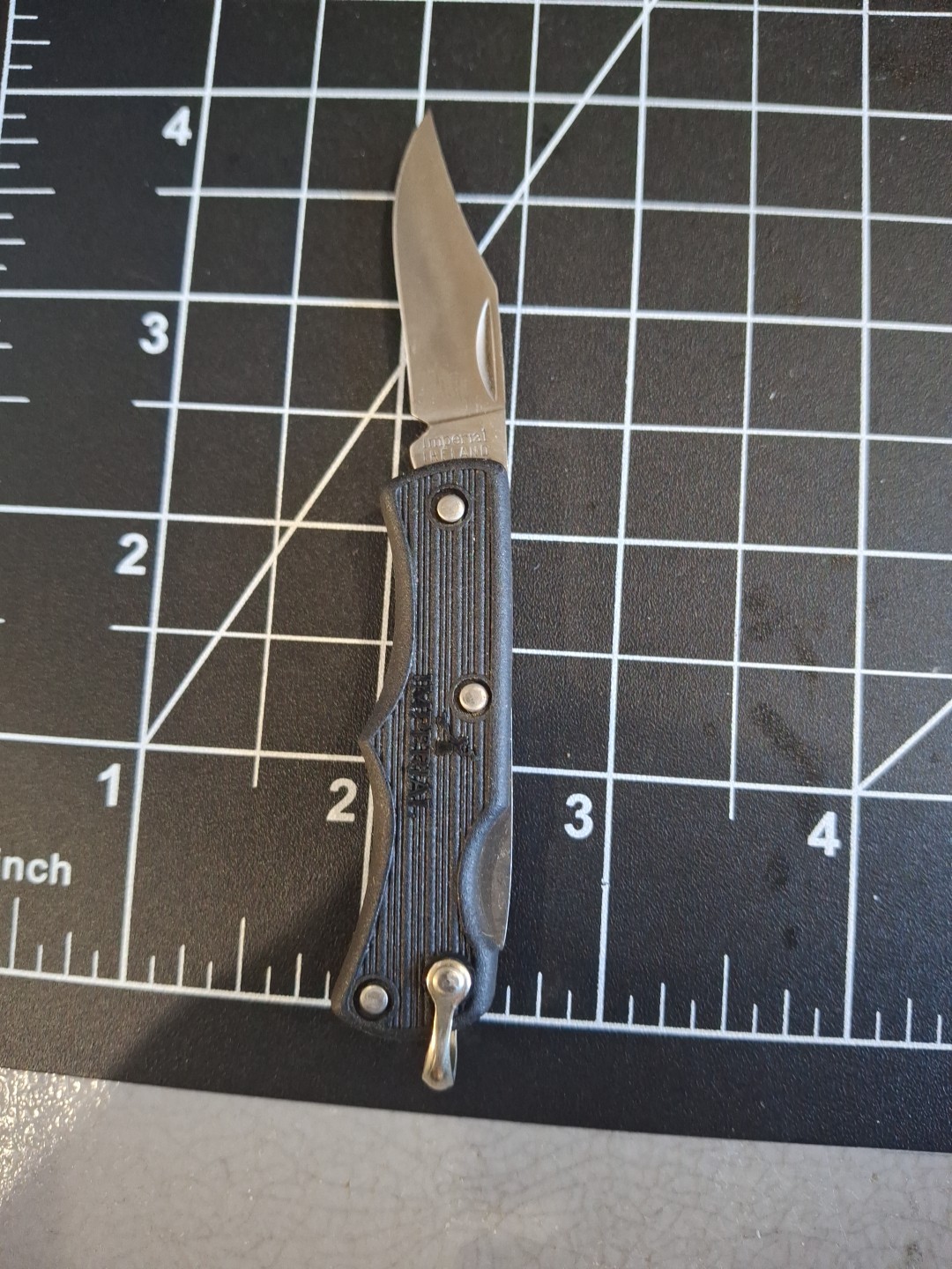 Imperial Ireland Stainless Folding Pocket Knife 2”Plain Edge Lockback - 3-08