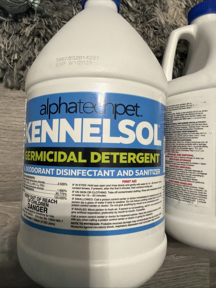 2 Pack KennelSol Germicidal Detergent & Deodorant - 1 Gallon
