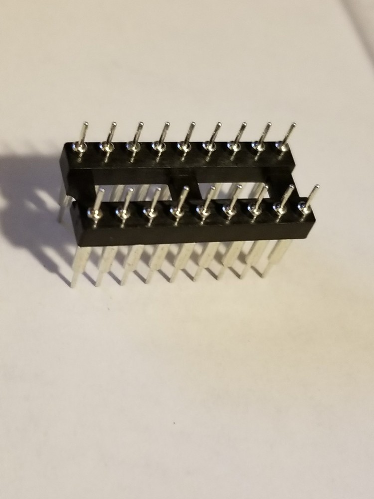 18 Pin DIP Elevated Header Adapter with 3/16" elevated posts 0.3" wide