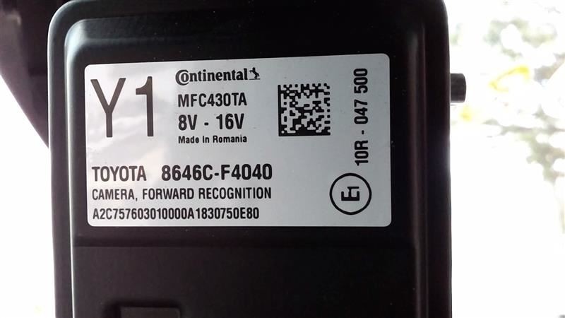 Camera Front Windshield Mounted Fits 19 C-HR 445946