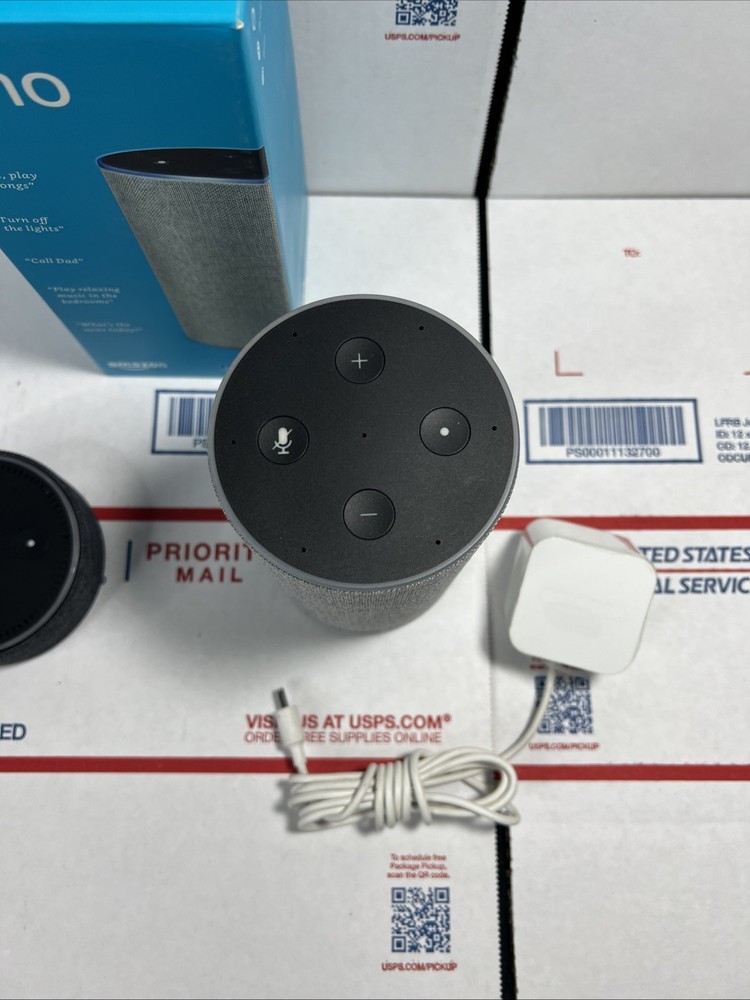 Amazon Echo (2nd Gen) Smart Speaker + Echo Dot (2nd Gen ) - SAME DAY - WARRANTY